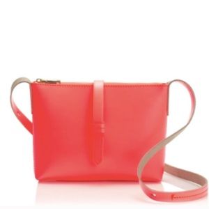 J. Crew Neon Flame Crossbody Bag